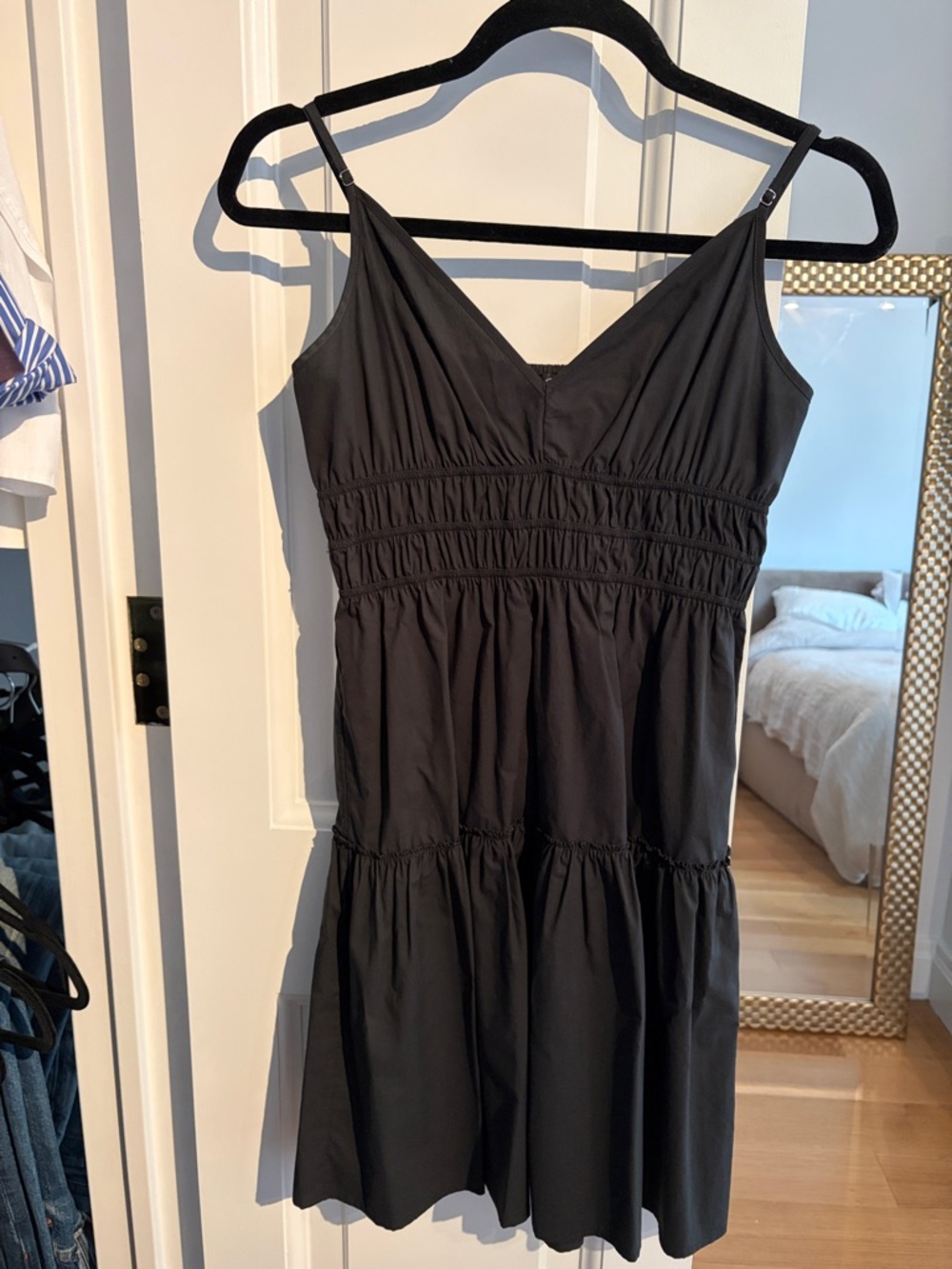 Rails Black Spaghetti Strap Mini Dress